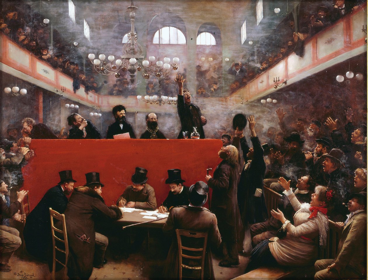 Im Graffard-Versammlungssaal von Jean Beraud