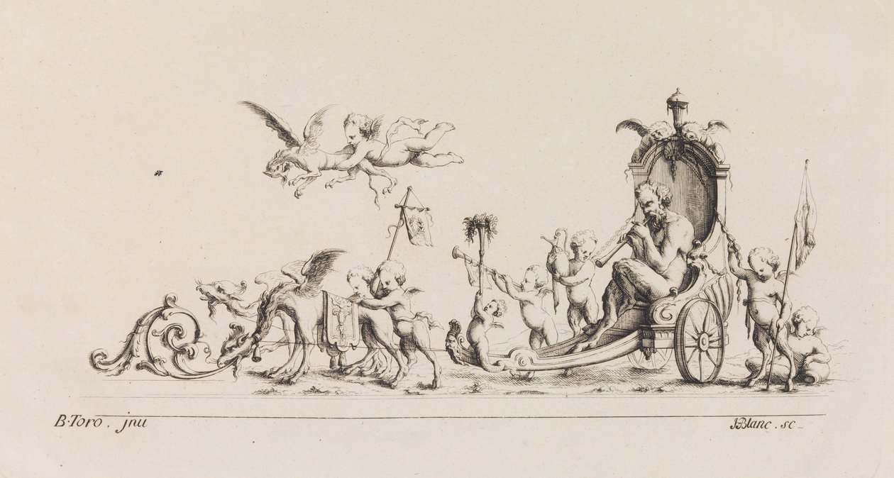 Desseins a Plusieurs Usages Inventés par M. B. Toro, 1718 oder später von Jean Bernard Toro