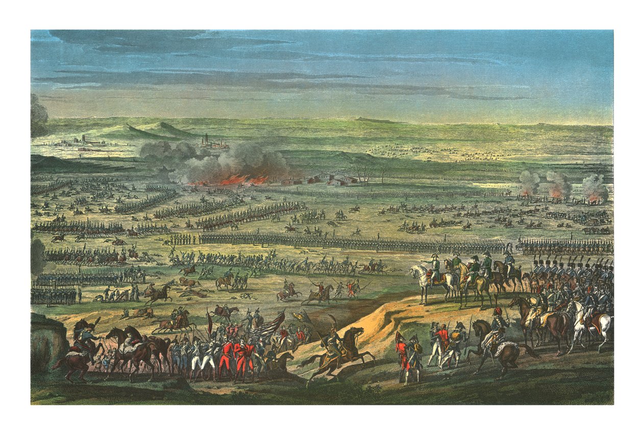 Die Schlacht von Austerlitz, 2. Dezember 1805, ca. 1850 von Jean Bosq