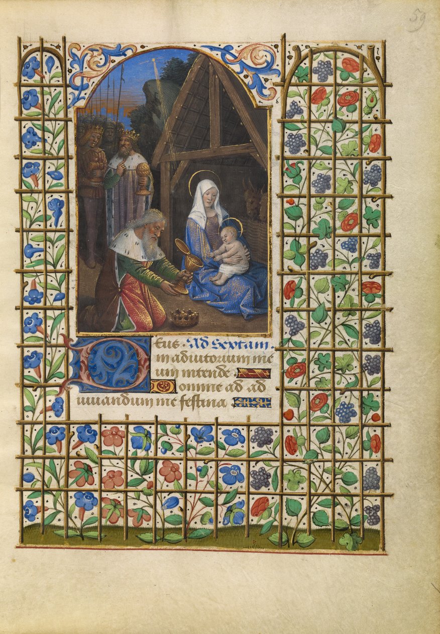 Die Anbetung der Könige von Jean Bourdichon