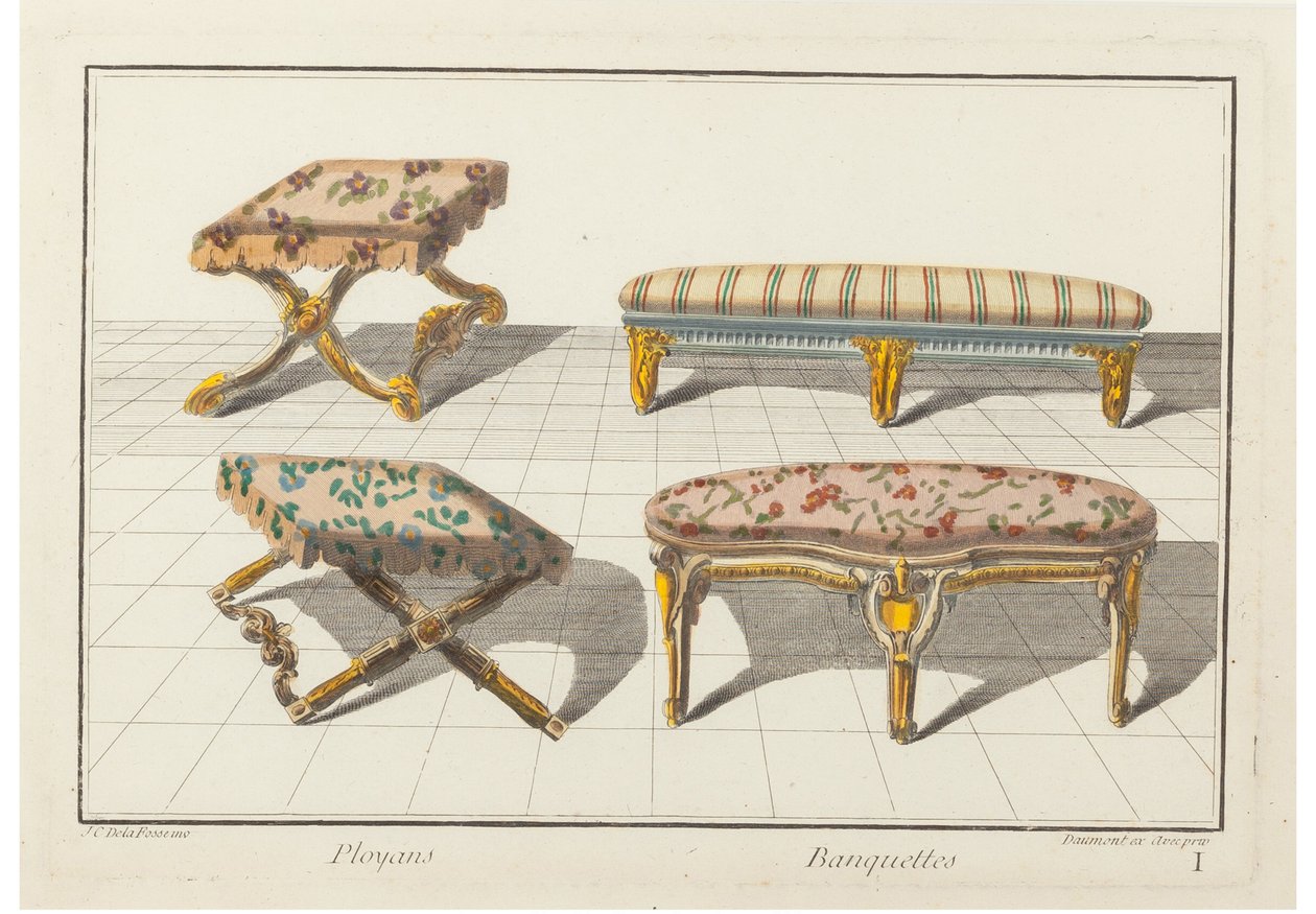 Ployans, Banquettes. Nouvelle Iconologie Historique ou Attributs Hierogliphyques, ca. 1768 von Jean Charles Delafosse