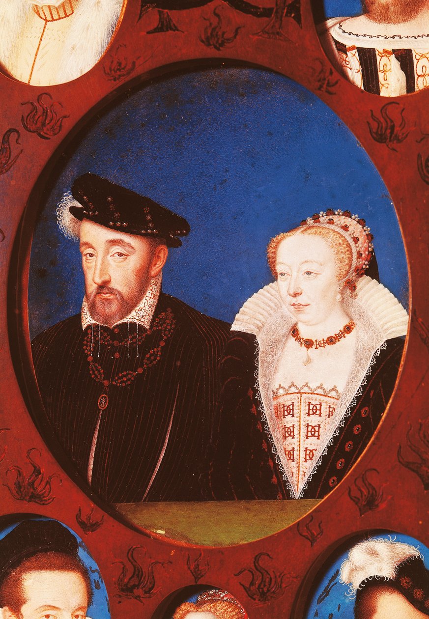 Porträt von Heinrich II. von Frankreich (Saint-Germain-en-Laye) von Jean Clouet