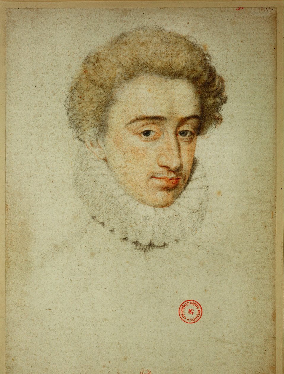 Der zukünftige König Heinrich IV von Frankreich zur Zeit seiner Heirat mit Margarete von Valois von Jean Clouet