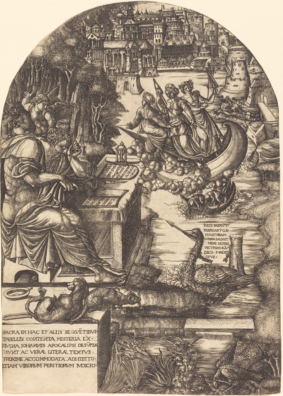 Jean Duvet als heiliger Johannes der Evangelist von Jean Duvet