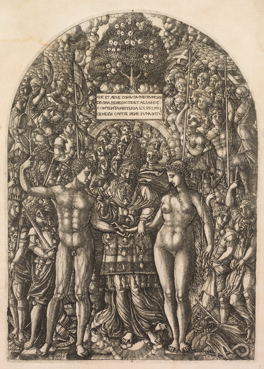Hochzeit von Adam und Eva, 1555 von Jean Duvet
