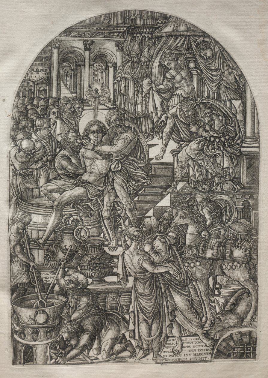 Die Apokalypse: Das Martyrium des heiligen Johannes des Evangelisten von Jean Duvet