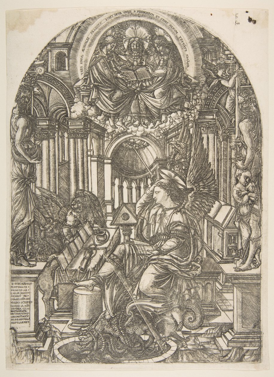 Die Offenbarung des Heiligen Johannes des Evangelisten, aus der Apokalypse von Jean Duvet