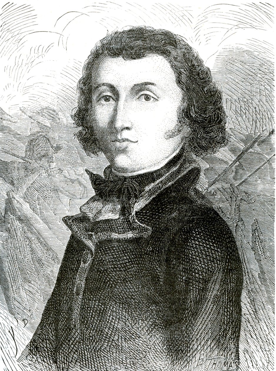 Herzog von Chartres, Französische Revolution von Jean Edouard (1824-99) Dargent