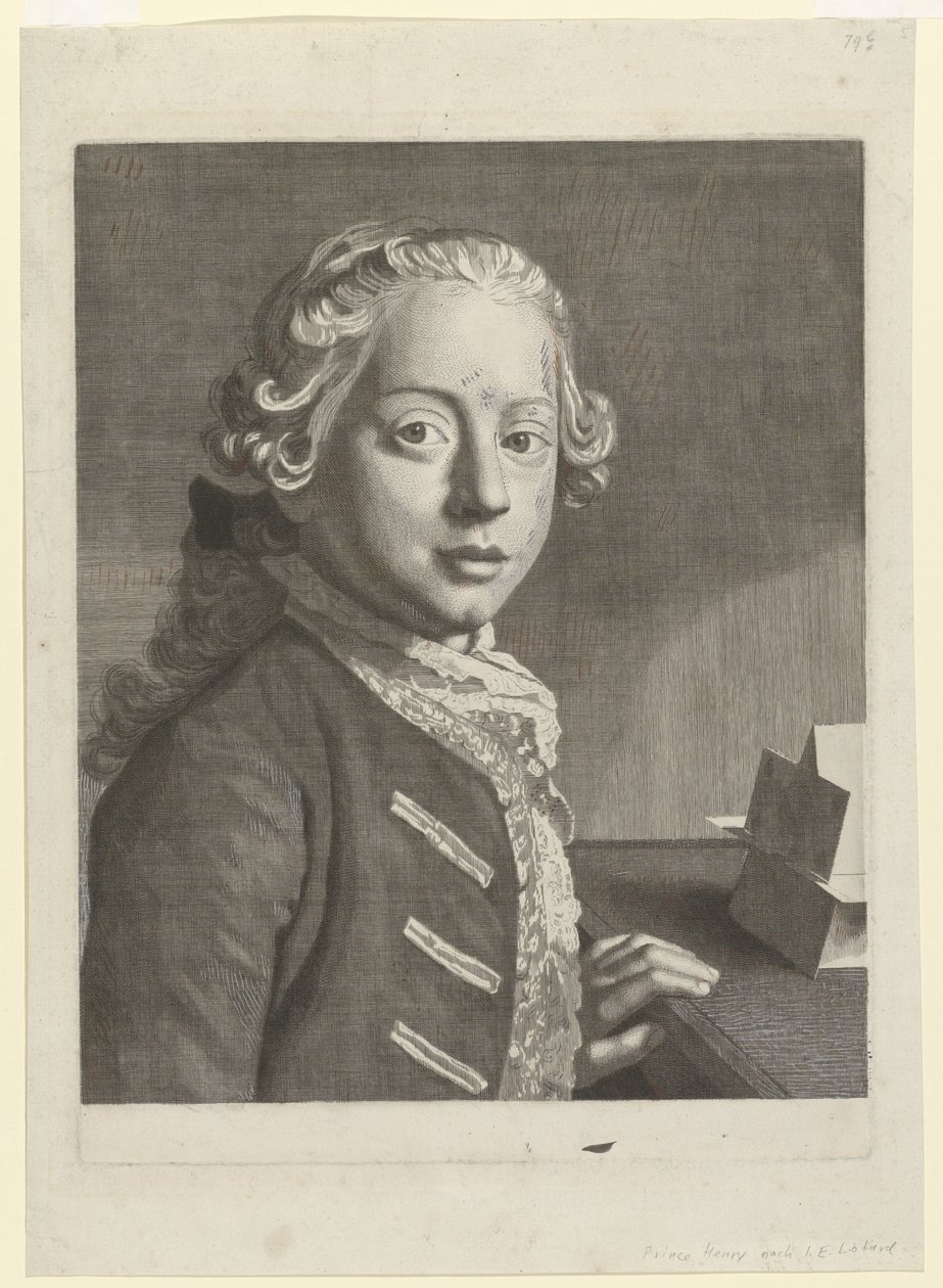 Porträt von Henry Frederick, Herzog von Cumberland von Jean Etienne Liotard (attributed to)