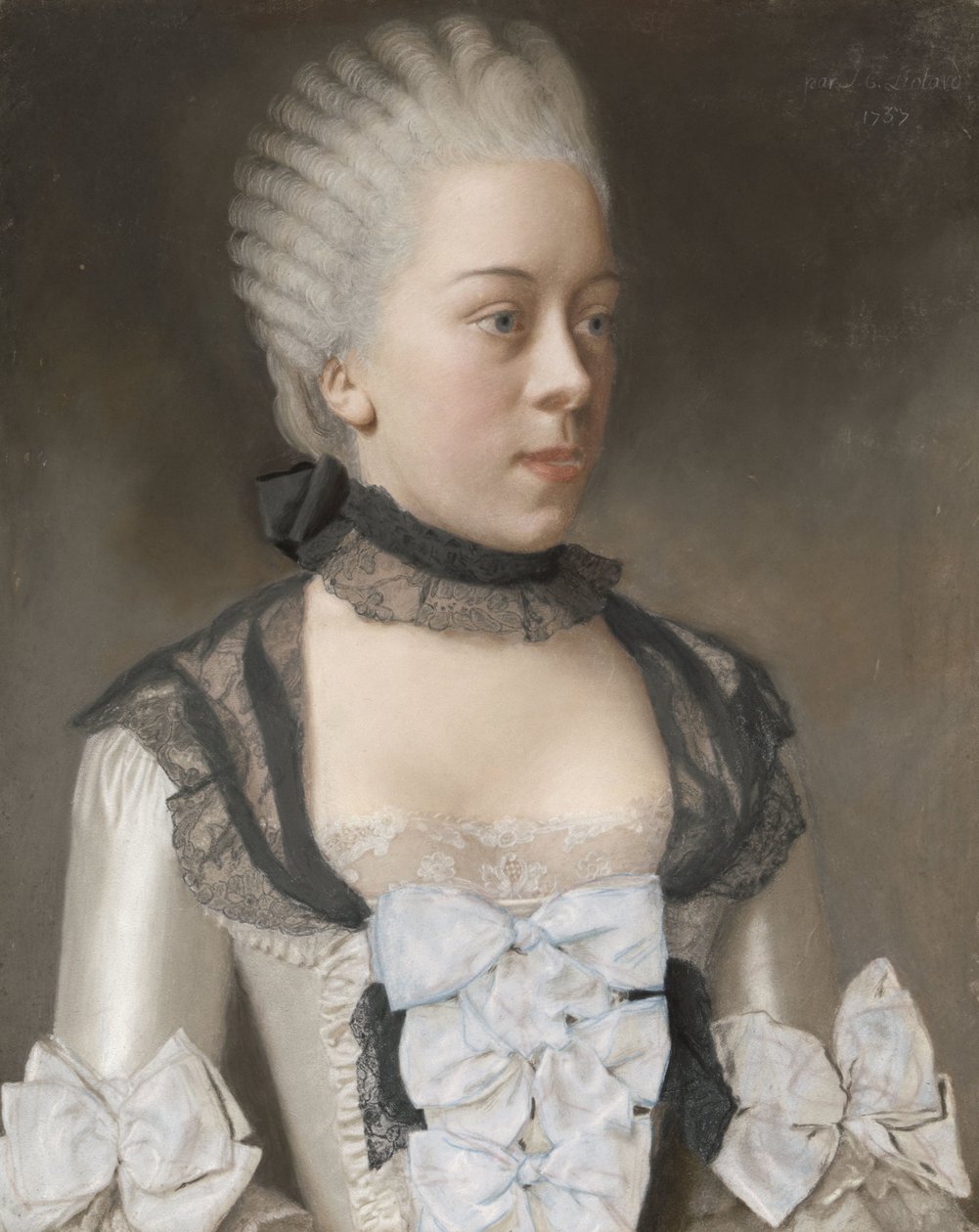 Wilhelmina Hillegonda Schuyt von Jean Etienne Liotard (signed by artist)