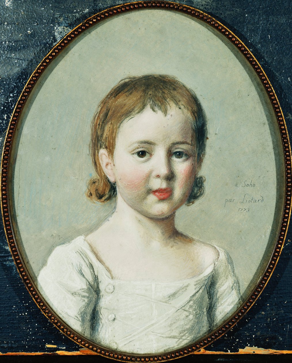 Porträt von Matthew Robinson Boulton, Brustlänge im Alter von 3 Jahren von Jean Étienne Liotard