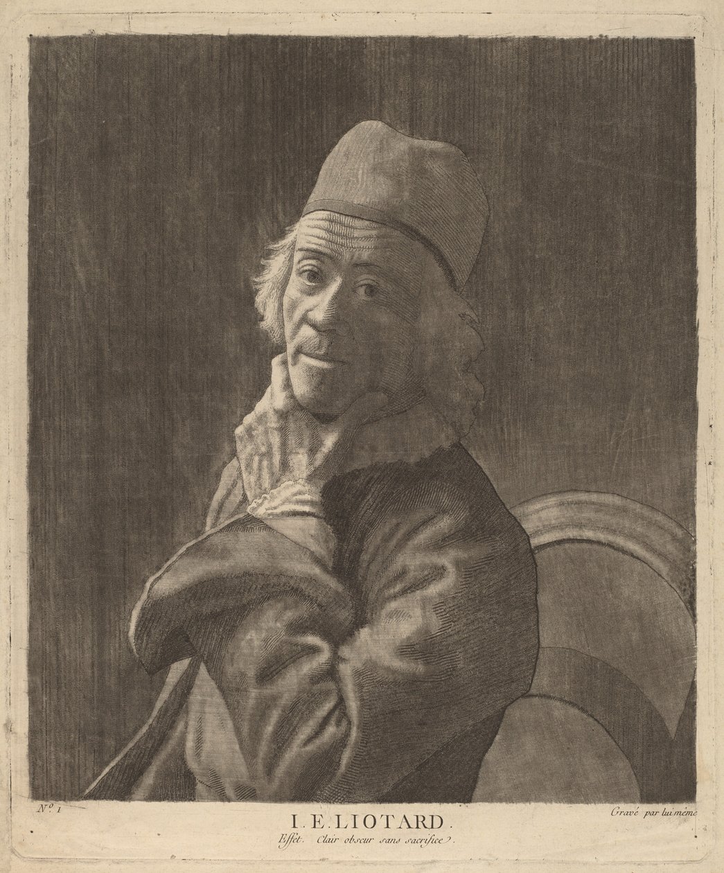 Selbstporträt von Jean Étienne Liotard
