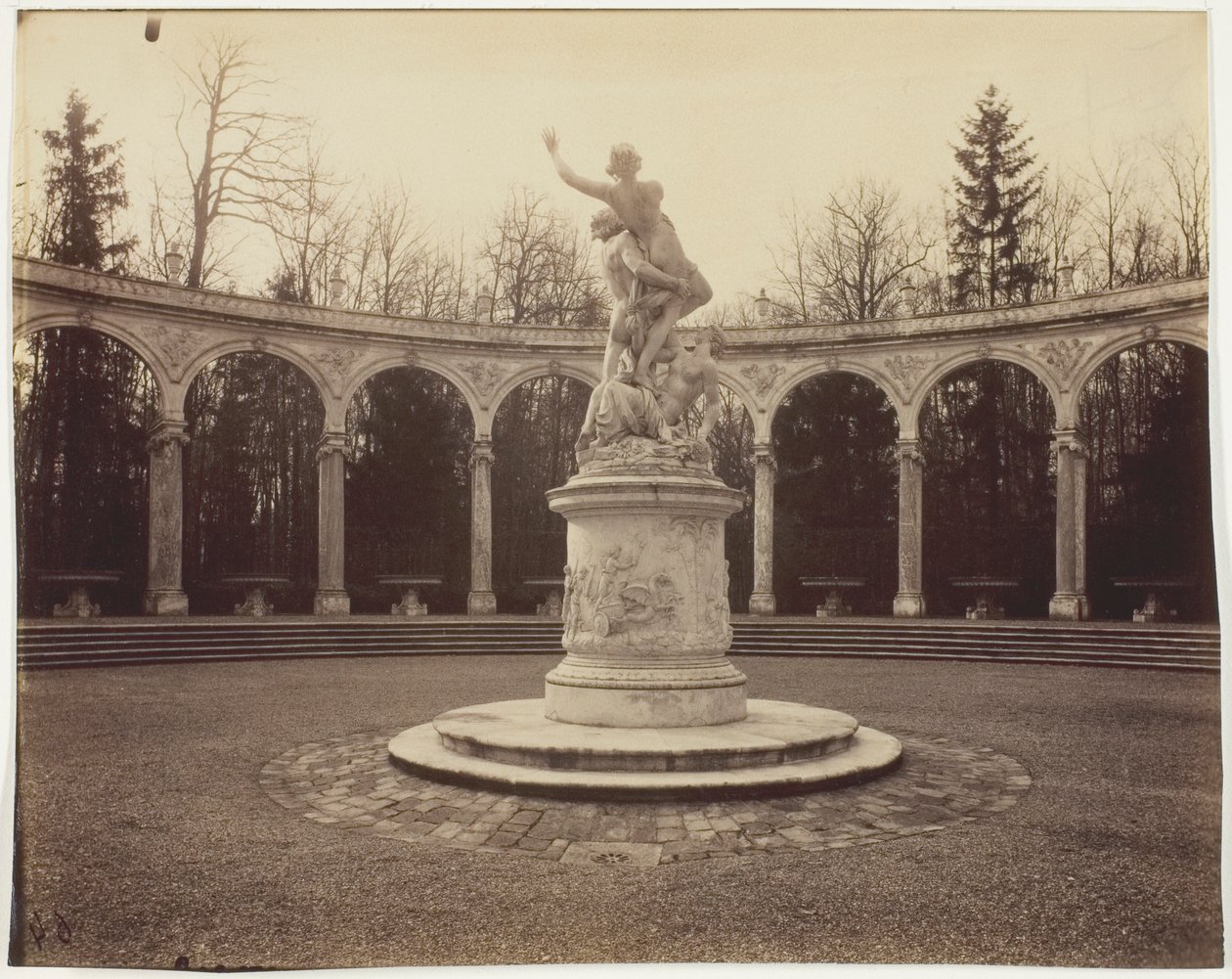 Versailles, Bosquet de la Colonnade von Jean Eugène Auguste Atget