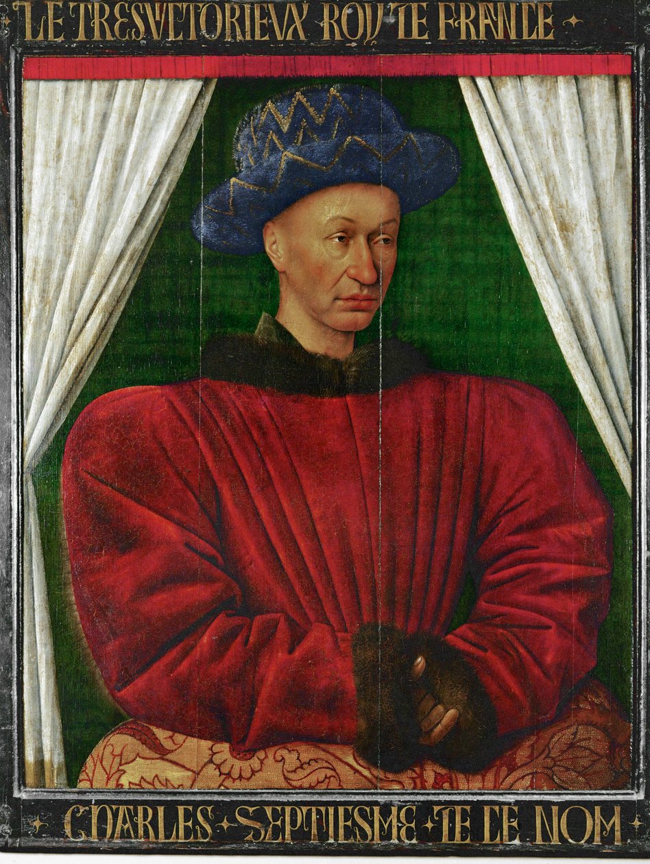 Karl VII., König von Frankreich von Jean Fouquet