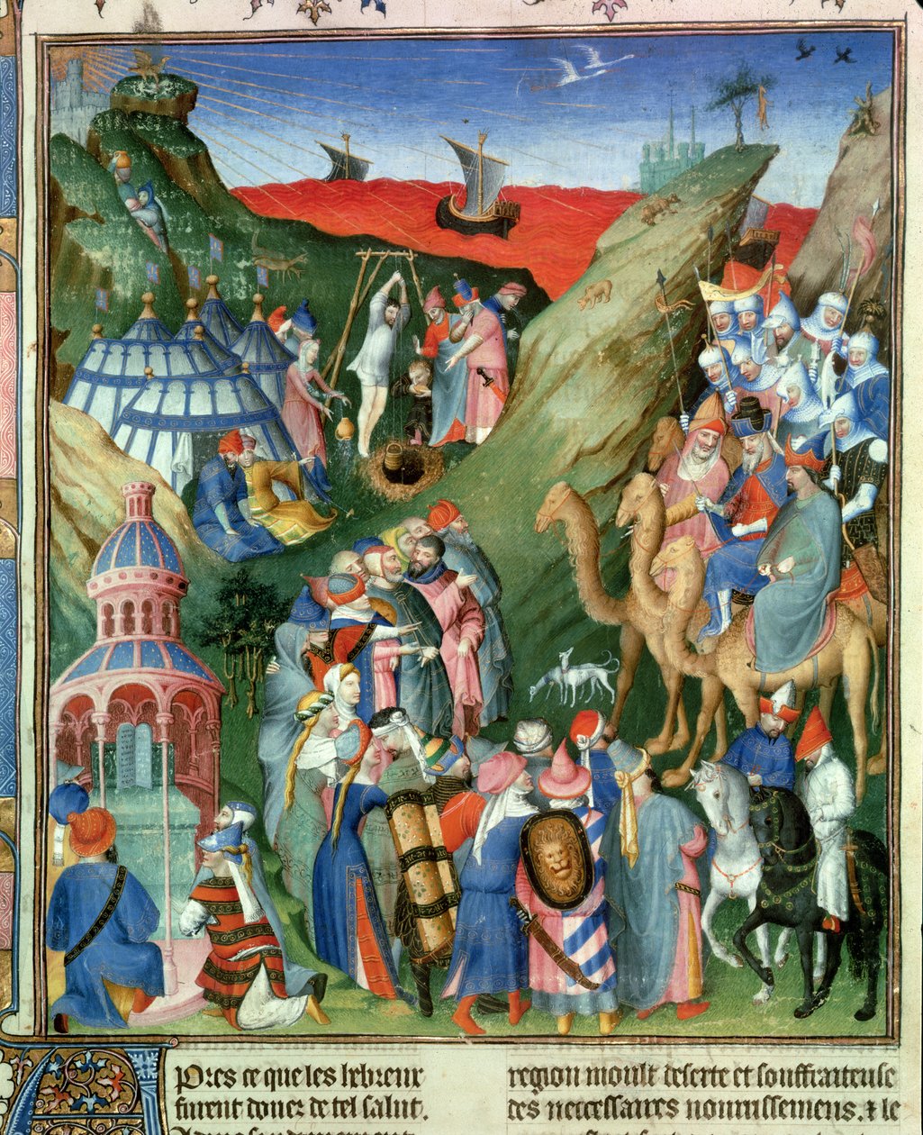 Hebräer in der Wüste, Illustration aus 