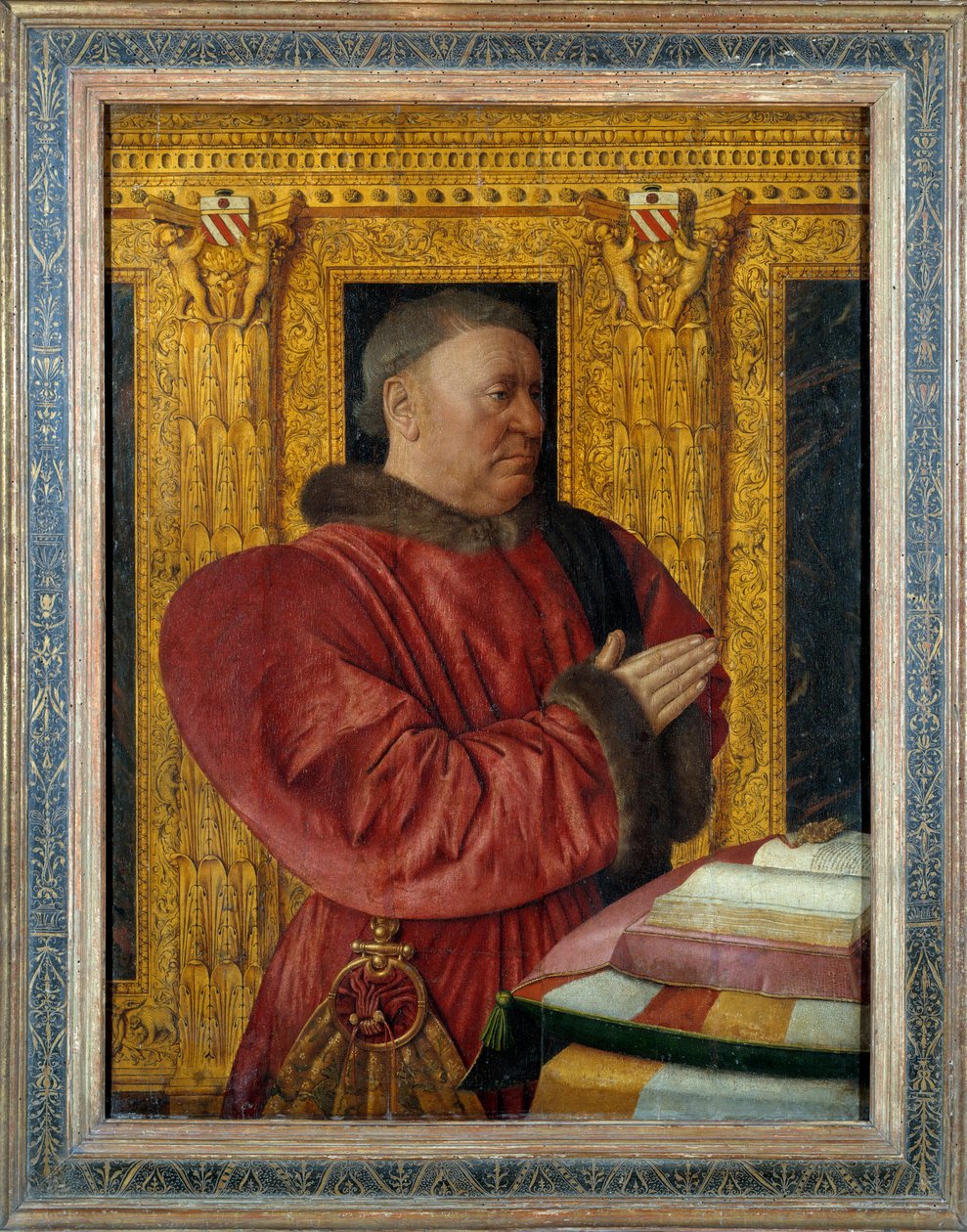 Porträt von Guillaume Jouvenel des Ursins (1401-1472), Baron de Trainel, Kanzler von Frankreich von Jean Fouquet