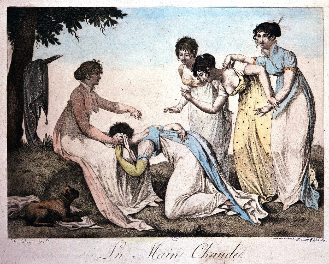 Mädchenspiel: Heiße Hand von Bosio, ca. 1820 von Jean Francois Bosio