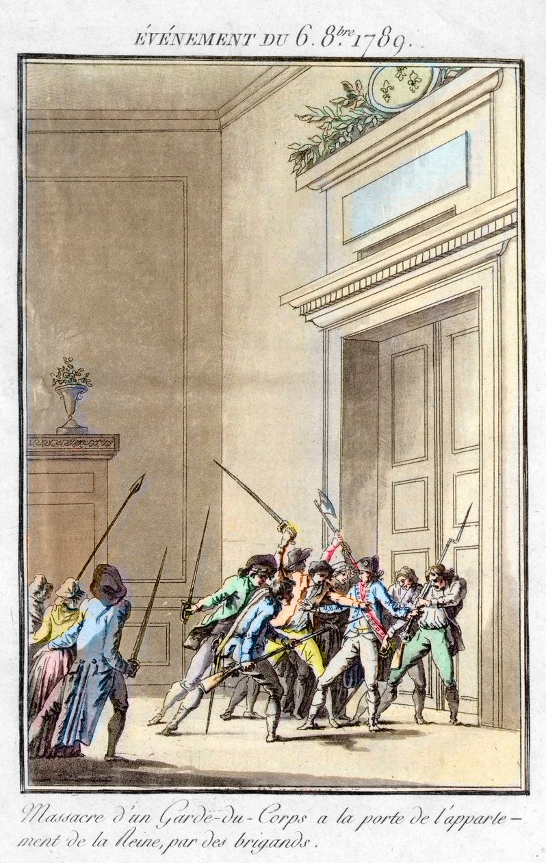 Französische Revolution - Ereignis vom 6. Oktober von Jean Francois Janinet
