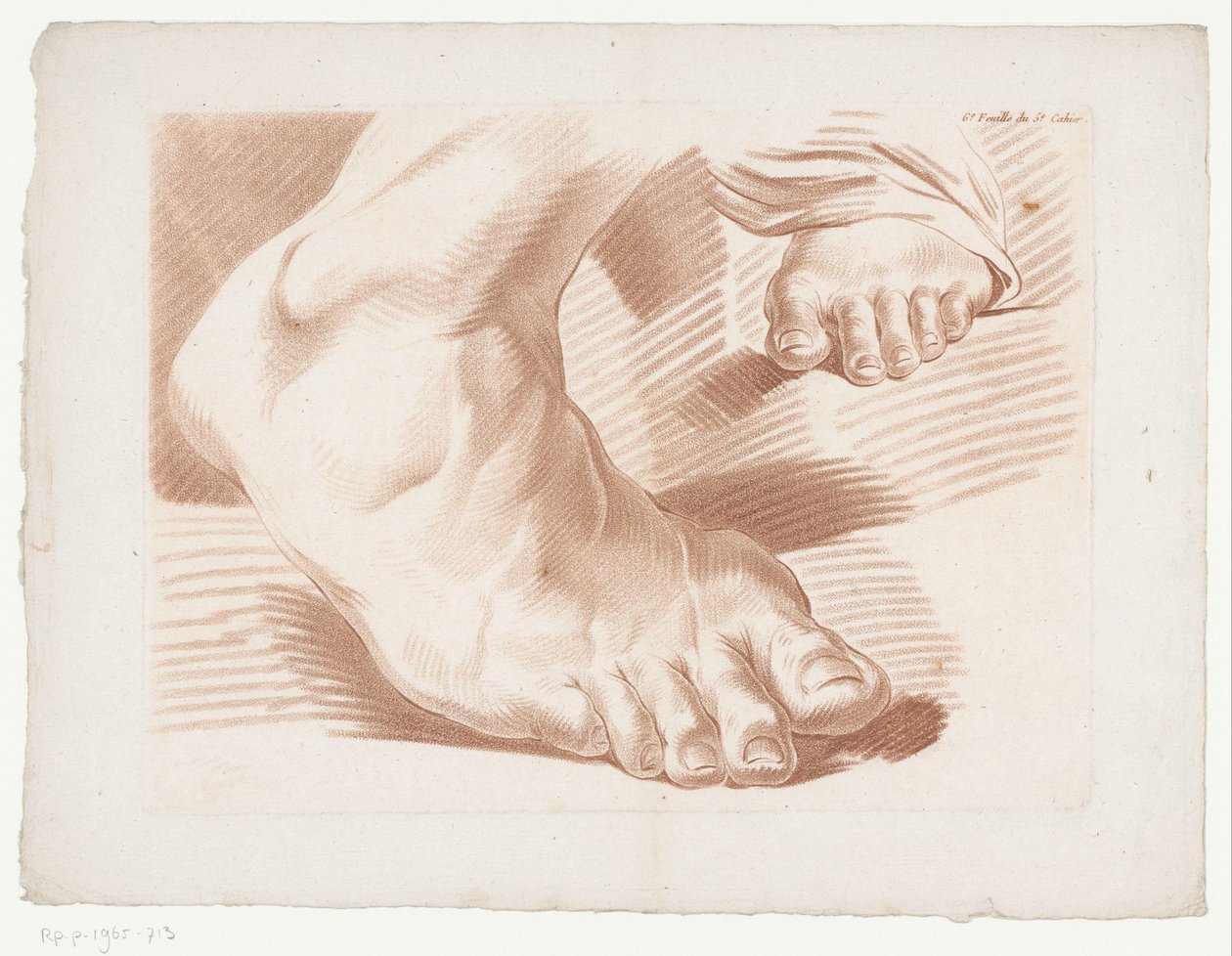 Zwei Füße von Jean Francois Janinet