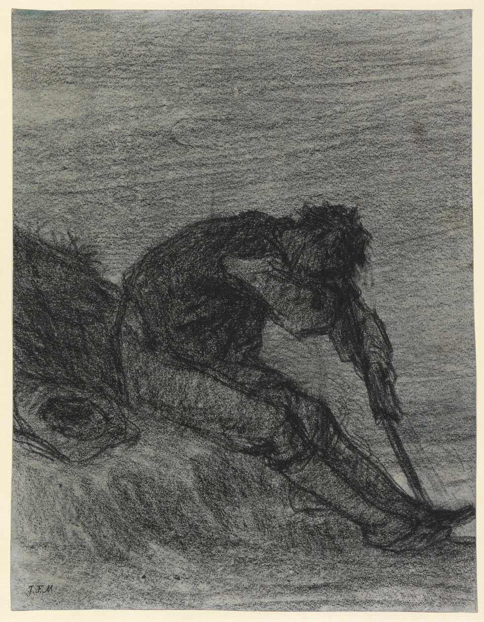 Der müde Heuarbeiter von Jean Francois Millet