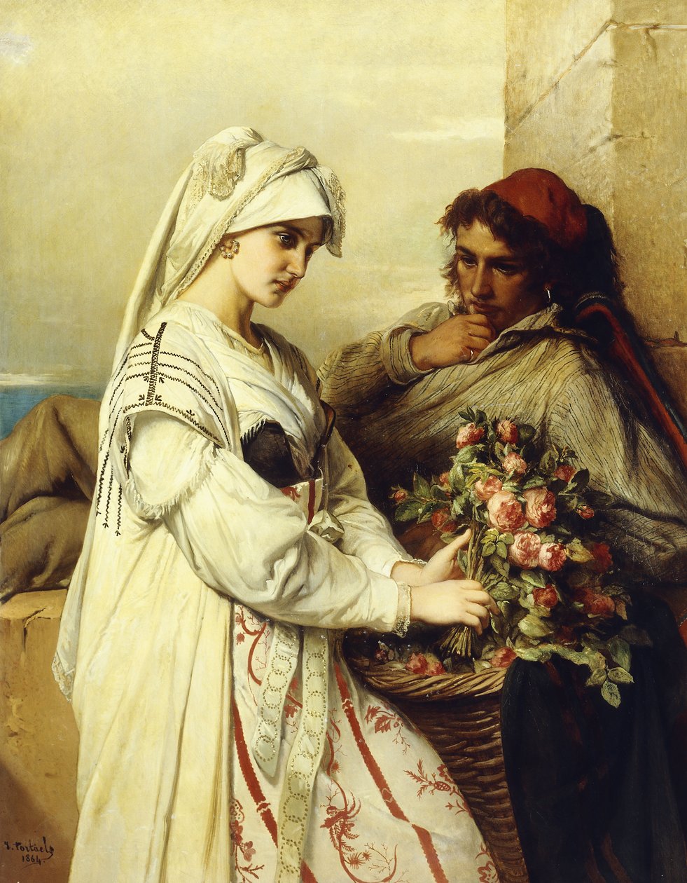 Idylle, 1864 von Jean Francois Portaels