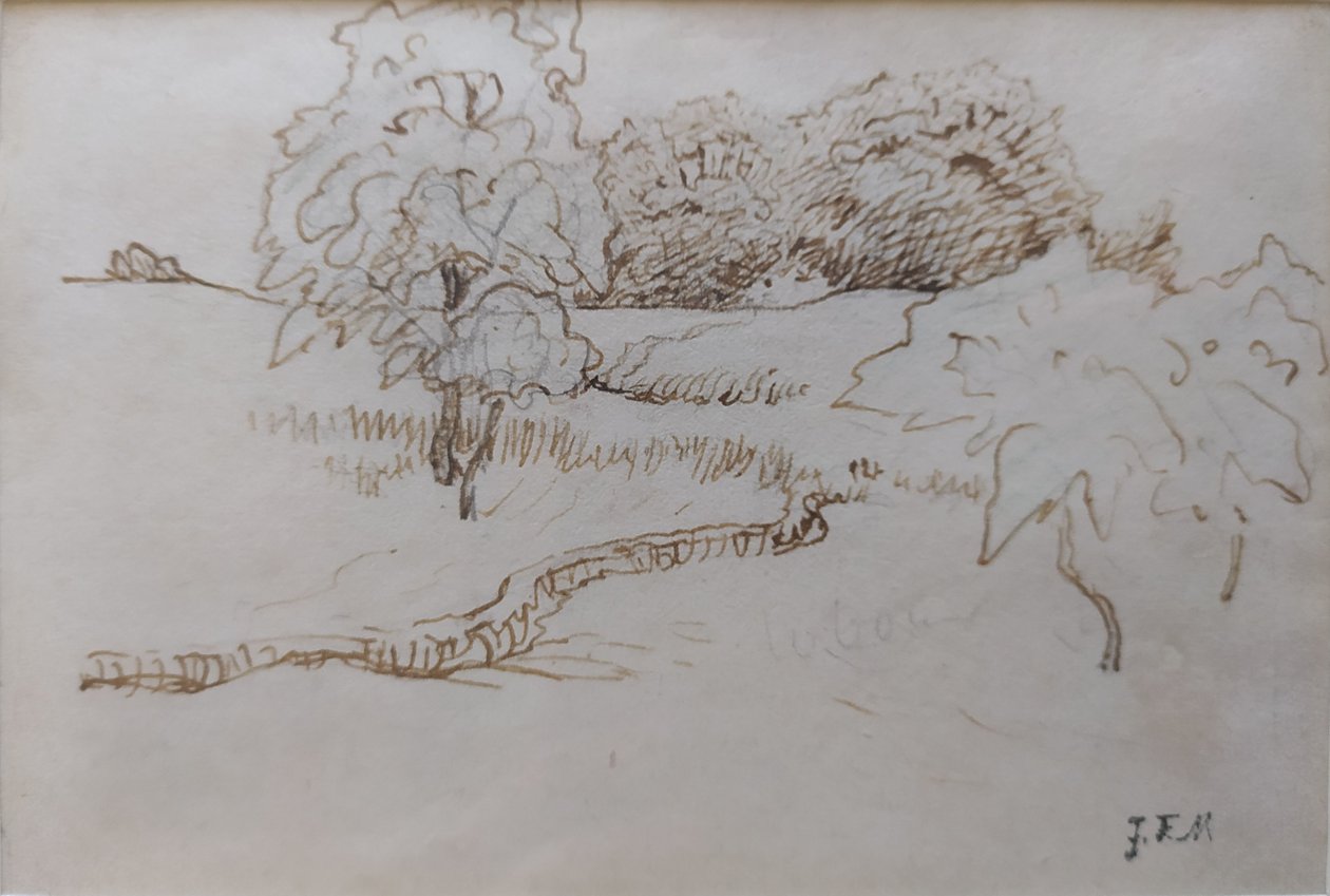 Bäume und Haine in der Umgebung von Vichy von Jean Francois Millet
