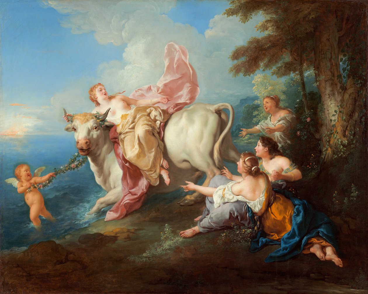 Die Entführung der Europa, 1716 von Jean François de Troy
