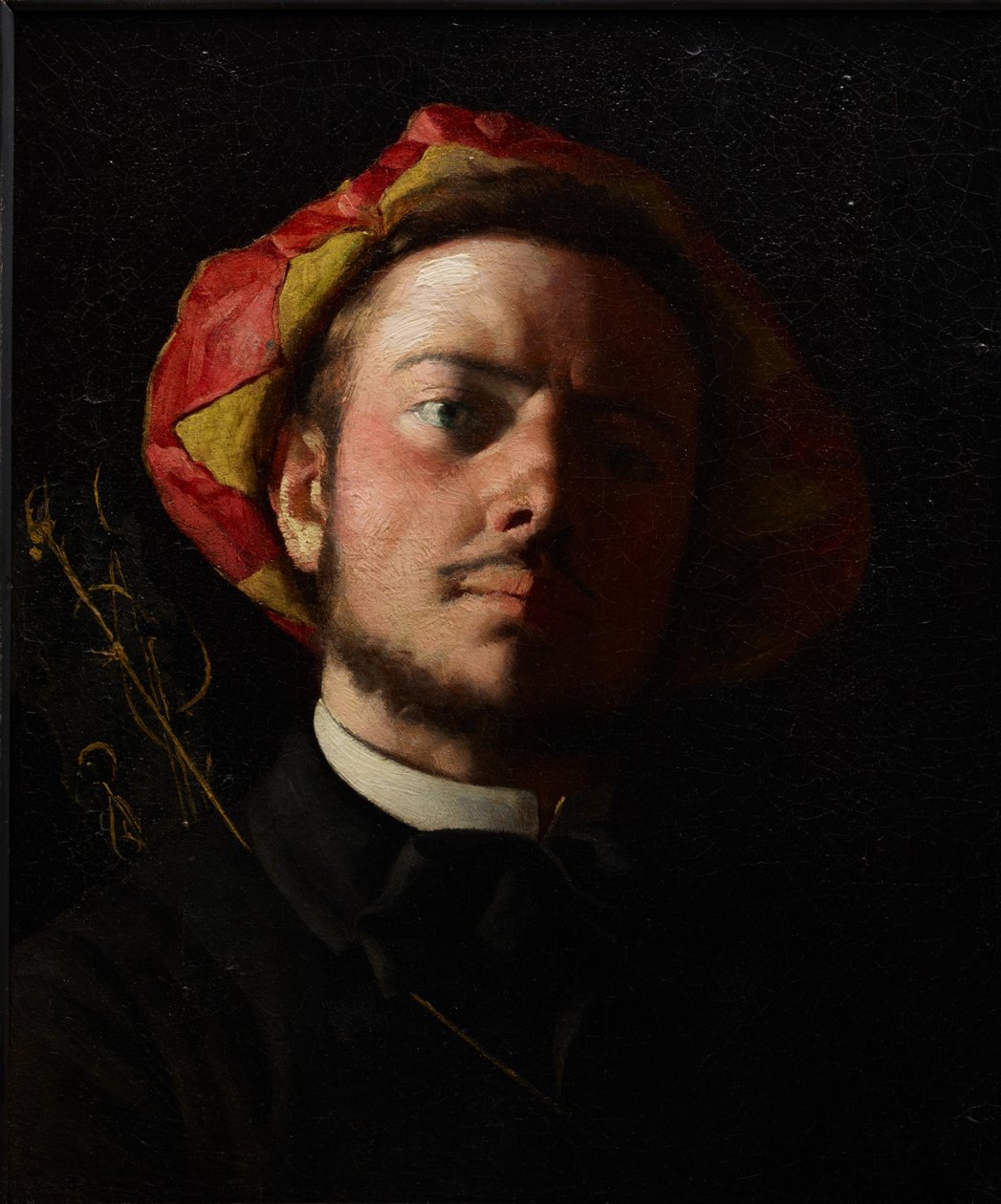 Porträt von Paul Verlaine als Troubadour von Jean Frederic Bazille