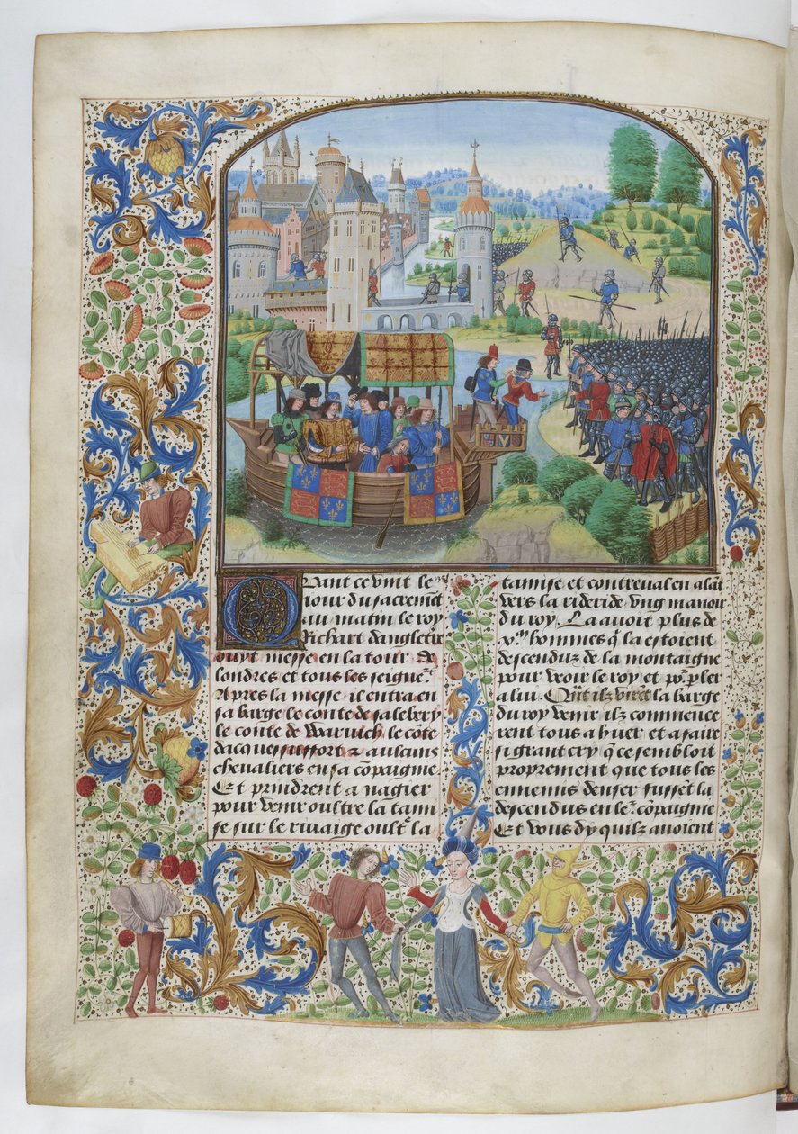 Jean Froissart, Chroniken, 154v, 12148 btv1b8438605hf336, Original von Jean Froissart