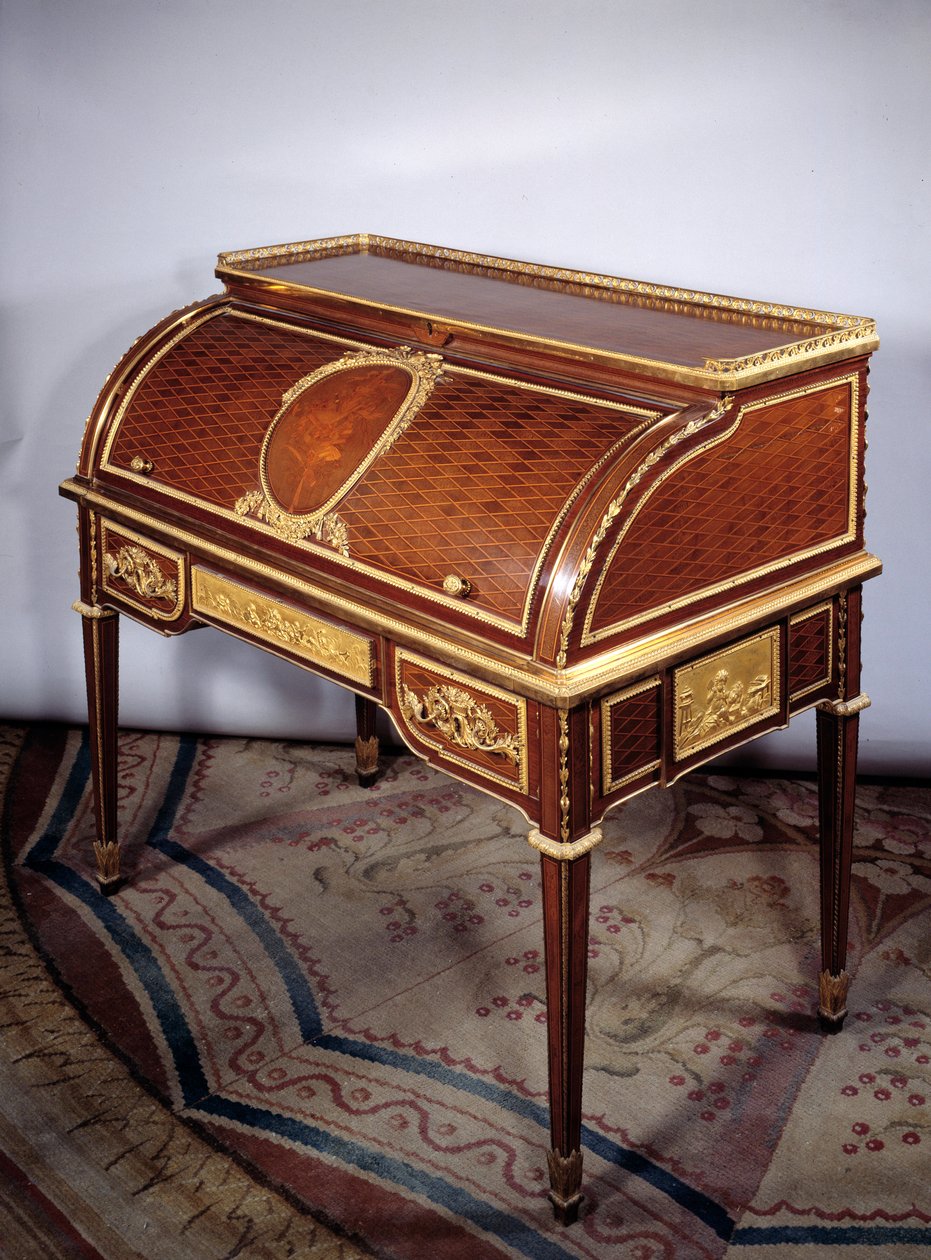 Möbel Louis XVI: Schreibtisch der Königin Marie Antoinette von Jean Henri Riesener