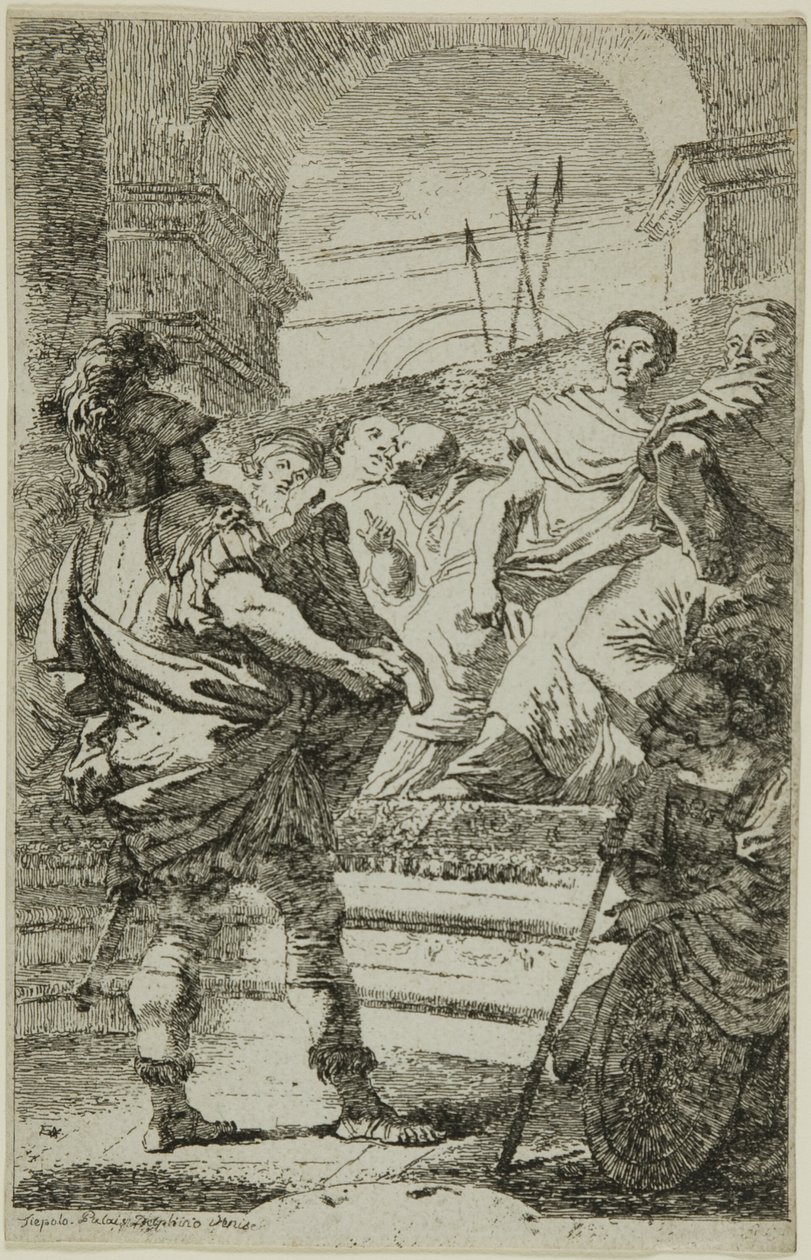 Fabius Maximus vor dem karthagischen Senat von Jean Honore Fragonard