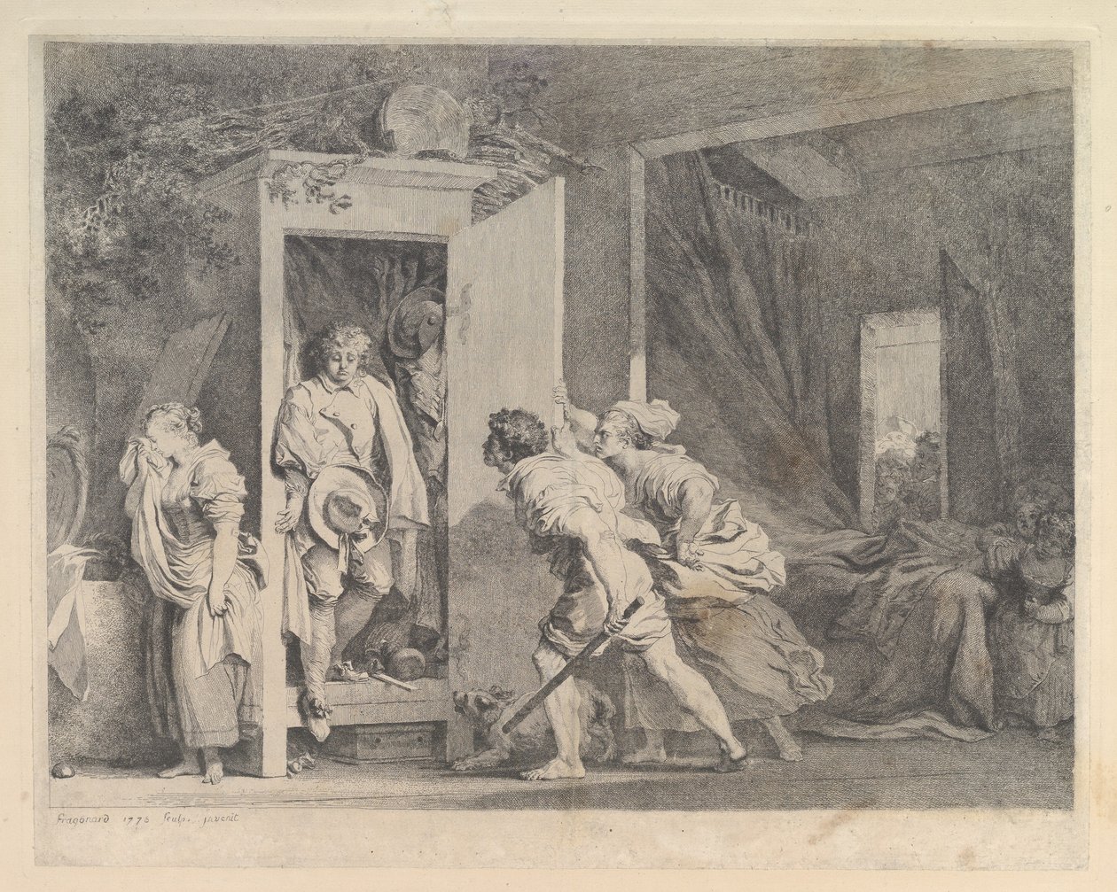 Der Schrank, 1778 von Jean Honore Fragonard