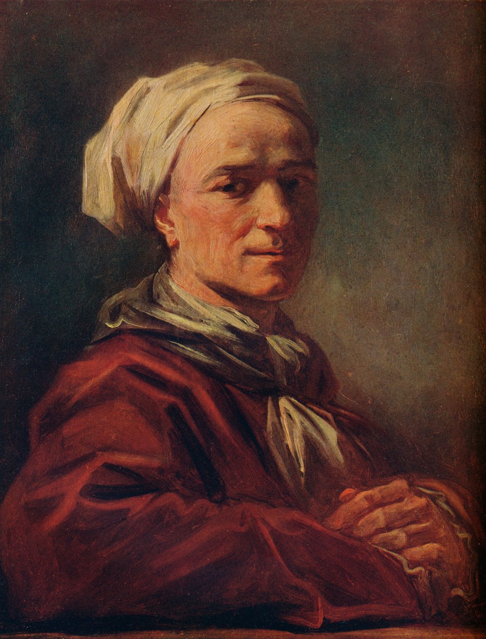 Porträt eines Mannes von Jean Honore Fragonard