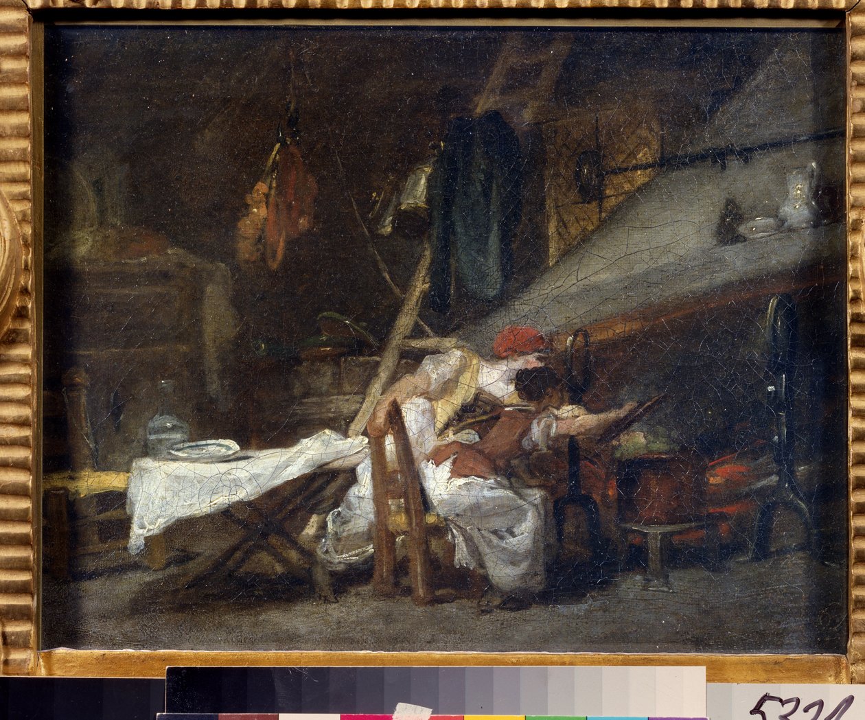Am Herd von Jean Honore Fragonard