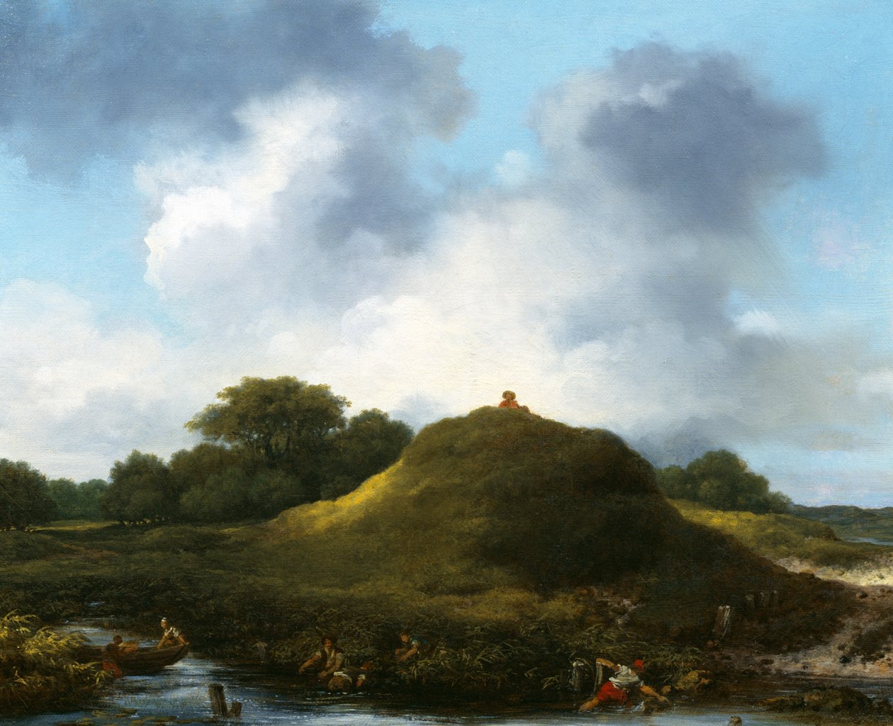 Der Hügel, 1761-65 von Jean Honore Fragonard