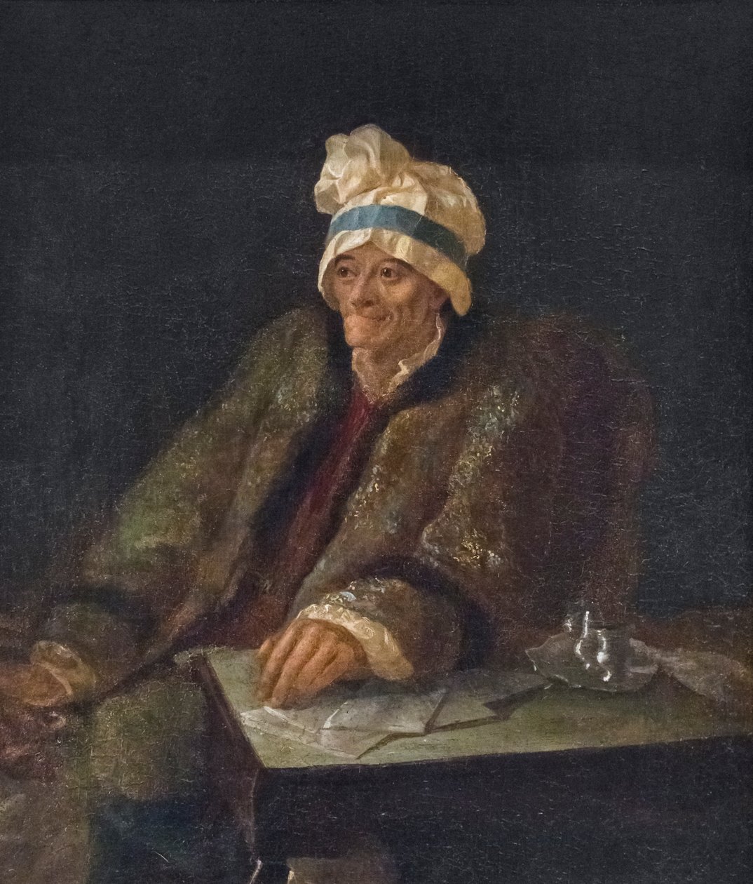 Porträt von Voltaire von Jean Huber