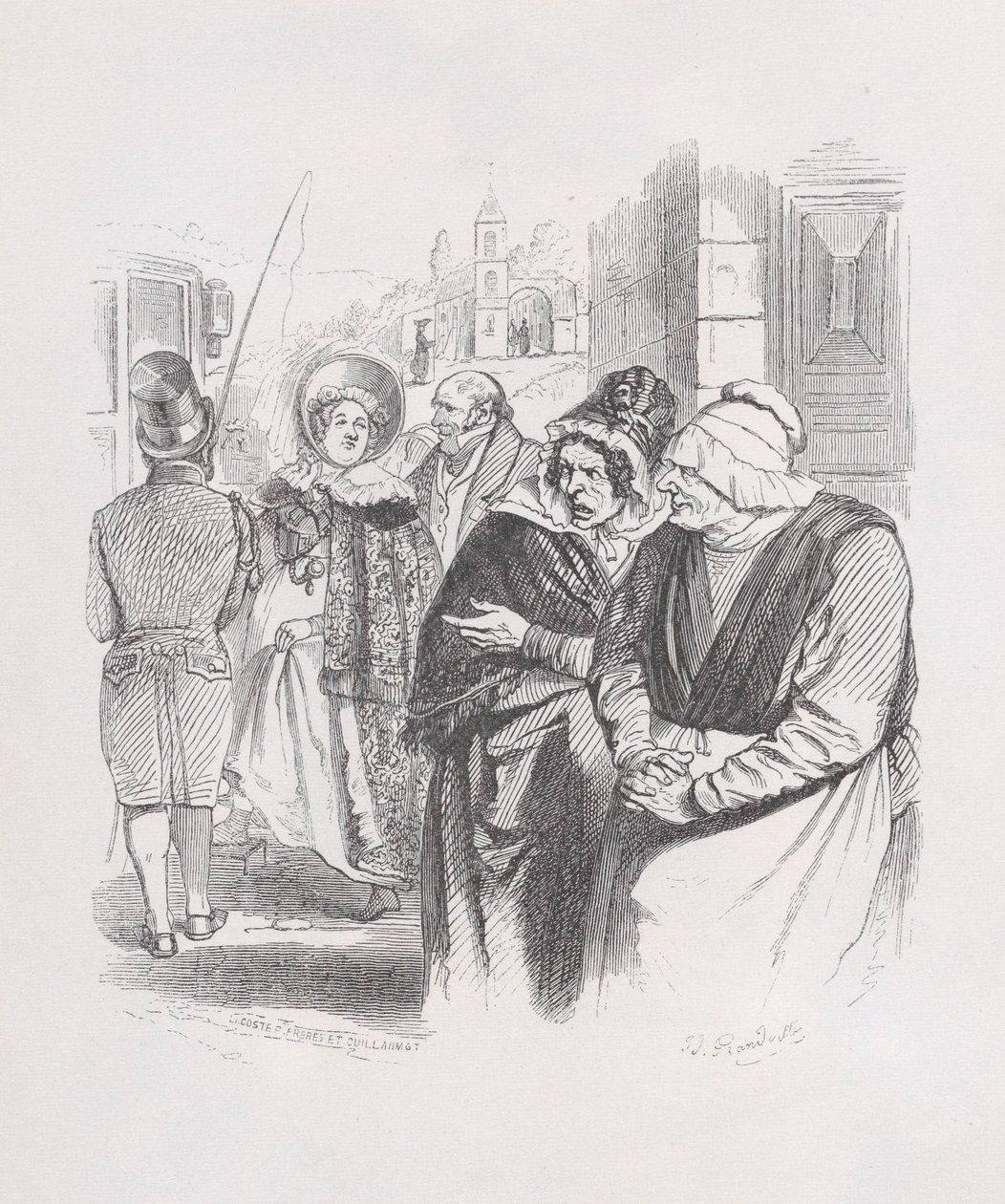 Gotton aus den gesammelten Werken von Béranger von Jean Ignace Isidore Gérard