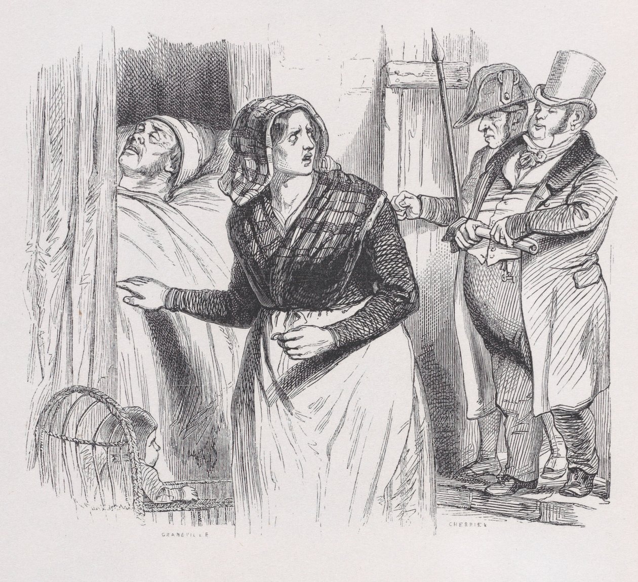 Jacques aus den gesammelten Werken von Béranger von Jean Ignace Isidore Gérard
