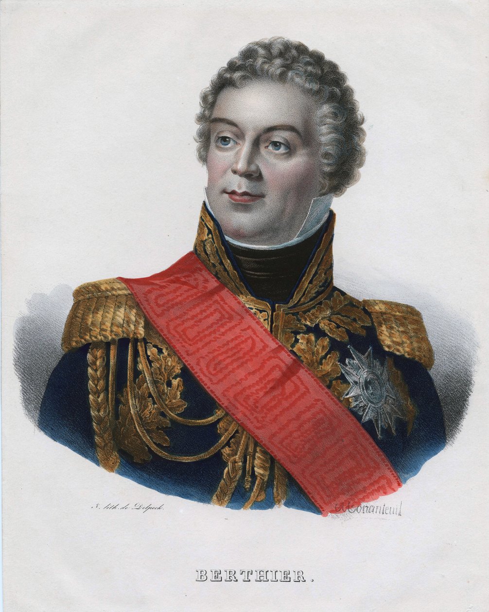 Louis Alexandre Berthier, Prinz von Wagram, Prinz von Neuchatel von Jean Jacques Francois Monanteuil