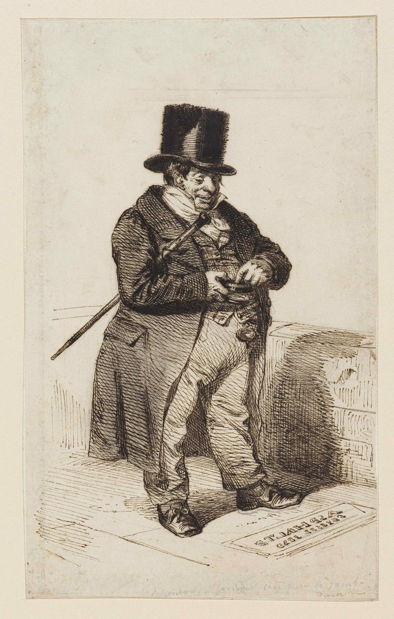 Rentiertyp, 1840 von Jean Jacques Grandville