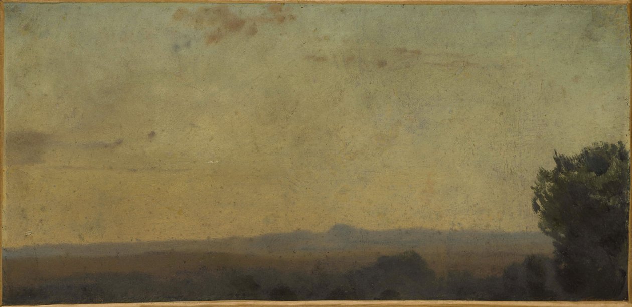 Italienische Landschaft, zwischen 1859 und 1864 von Jean Jacques Henner