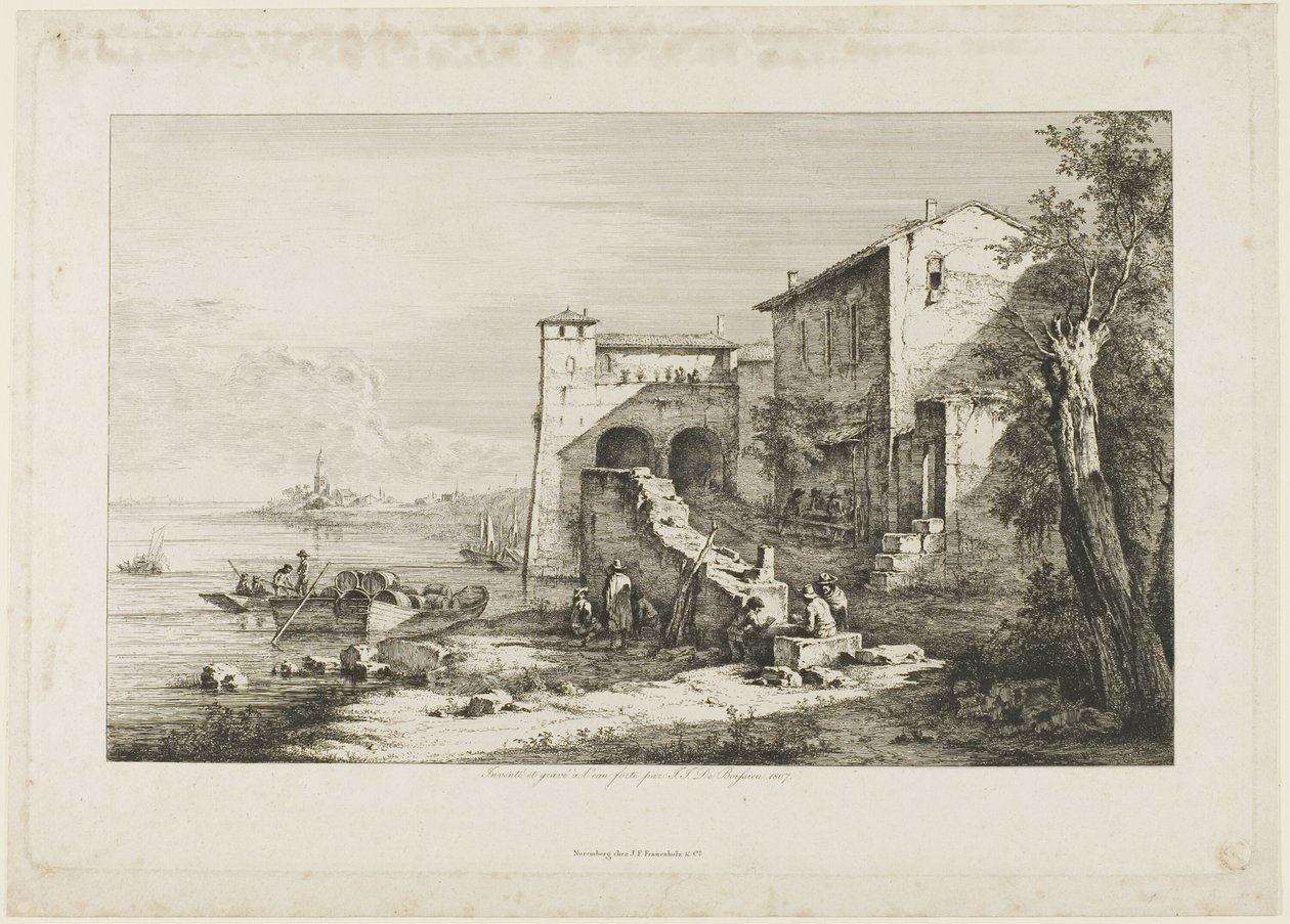 Altes Zollhaus am Tiber von Jean Jacques de Boissieu