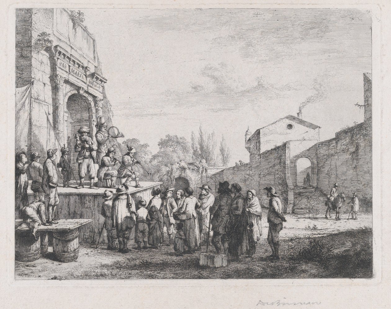Die kleinen Scharlatane, 1773 von Jean Jacques de Boissieu