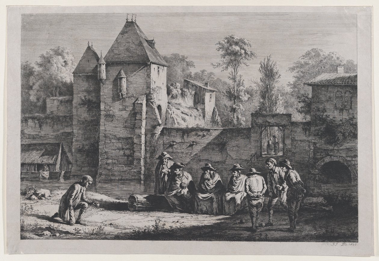 Das alte Tor von Vaise, Lyon, 1803 von Jean Jacques de Boissieu