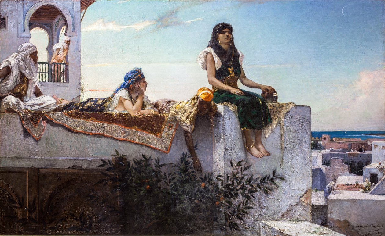 Abend auf den Terrassen (Marokko) von Jean Joseph Benjamin Constant