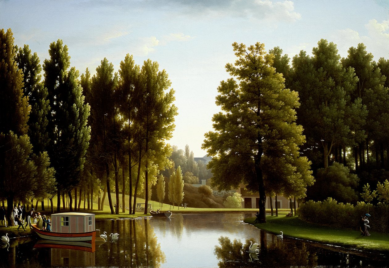 Le parc à Mortefontaine von Jean Joseph Xavier Bidauld