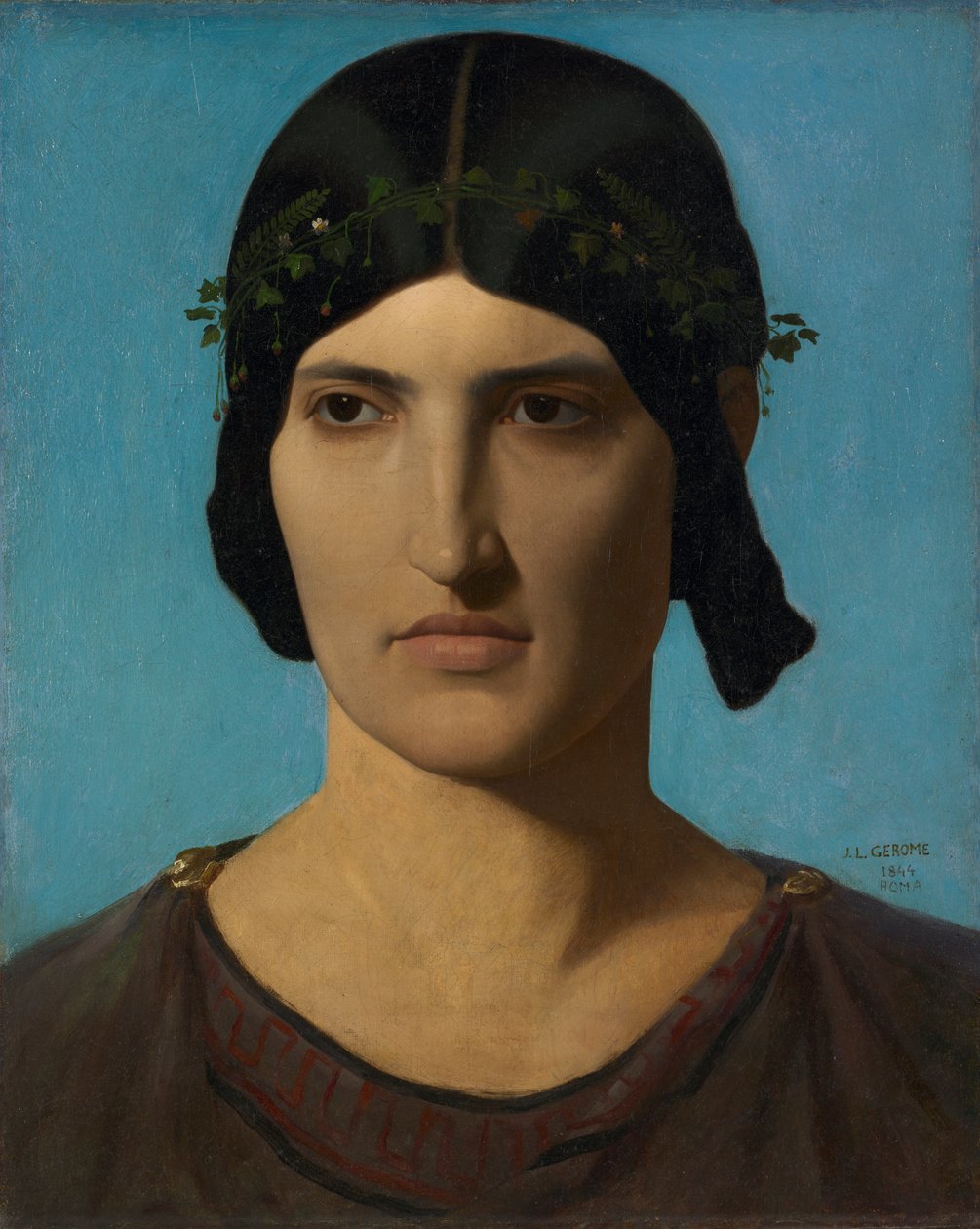 Kopf einer italienischen Frau von Jean Leon Gerome