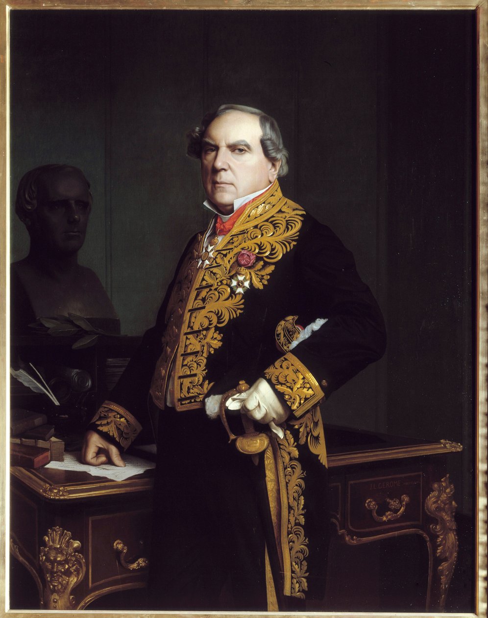 Porträt von Amedee Thierry (1797-1873), französischer Journalist und Historiker von Jean Leon Gerome