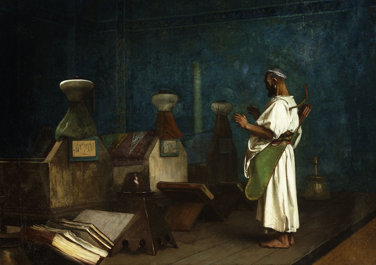 Gebet am Grab des Sultans von Jean Leon Gerome