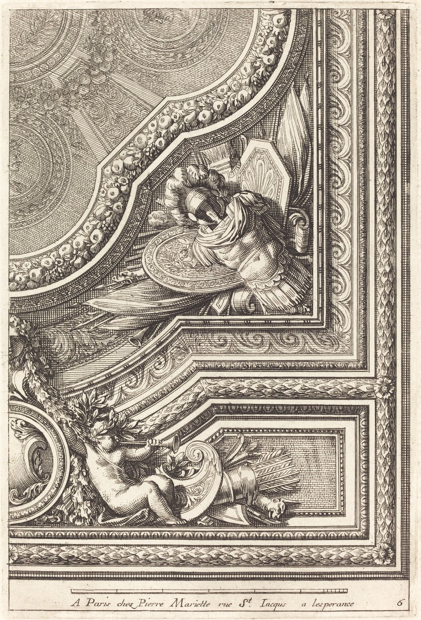 Deckenviertel von Jean Lepautre